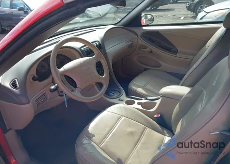 2001 Ford Mustang из США, поврежденный, VIN 1FAFP44481F180195